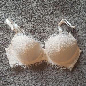 VS White Lace Bra 32B